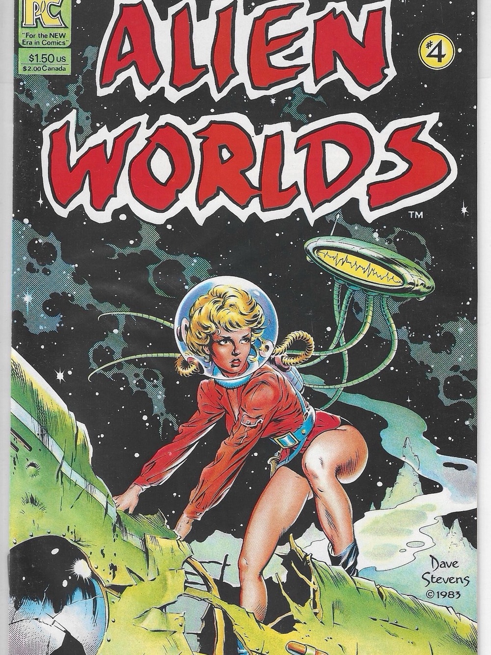 Alien Worlds #4 Comic Book